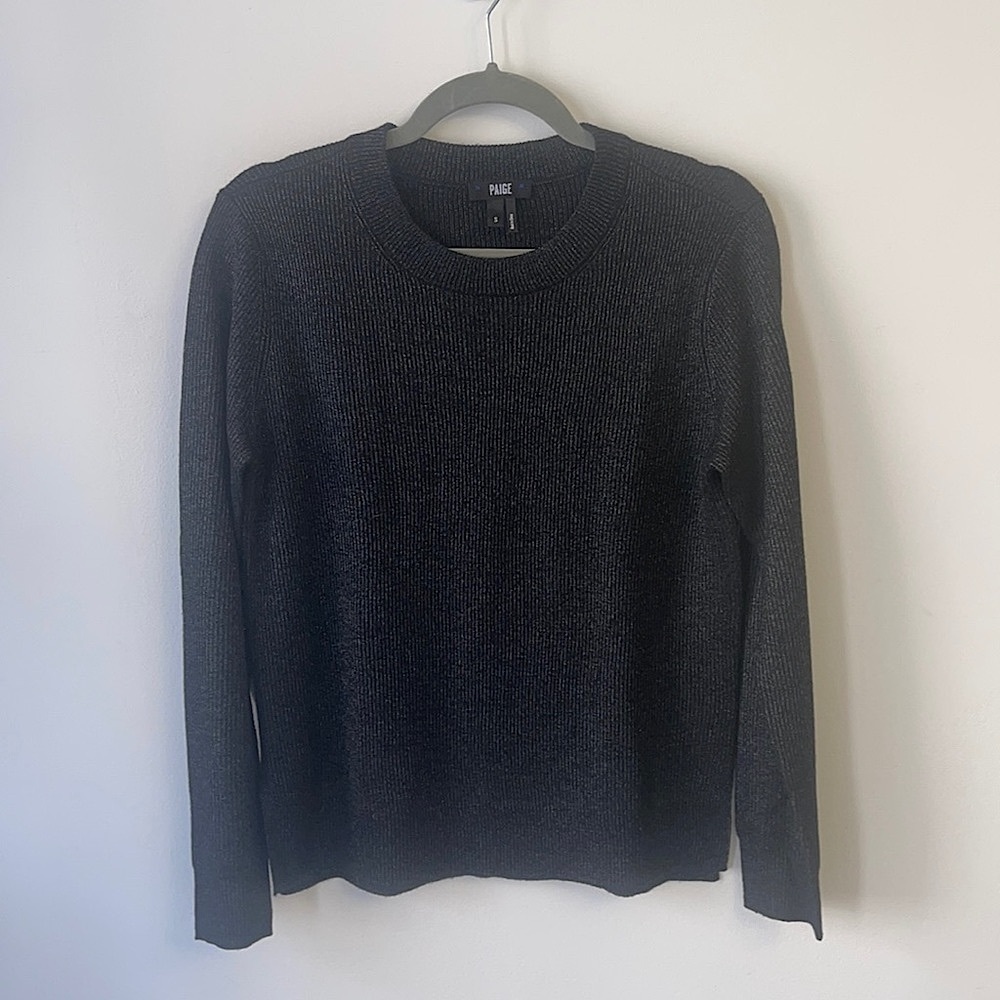 Paige charcoal/ metallic black sweater S